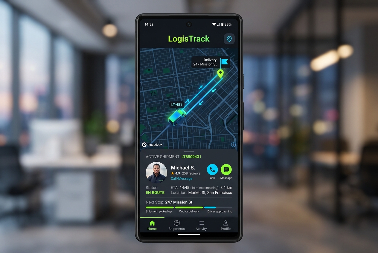 LogisTrack - Aplikasi Android Logistik